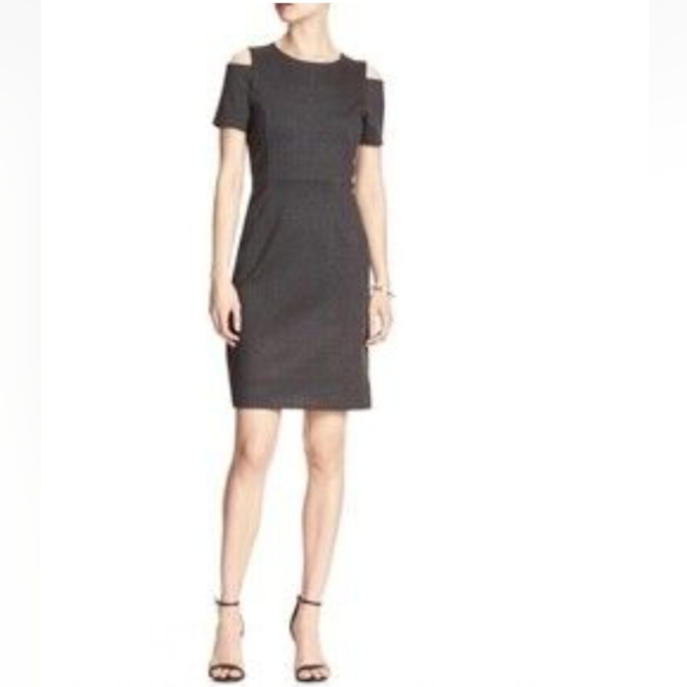 Banana Republic Elegant Gray Women's Date Night Dress